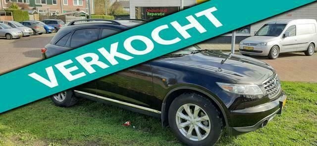 Zwart Gebruikt 2007 Infiniti Fx35 SUV | € 8.950 - Afbeelding 1/4