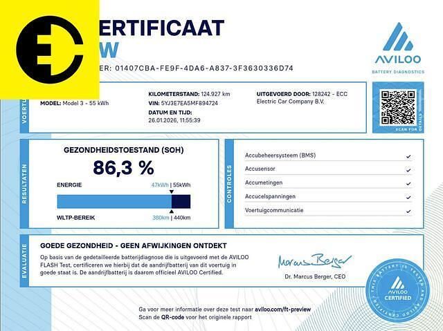 Occasion Tesla Model 3 Standard Range 208 kW (283 PK) 2021 Grijs Sedan