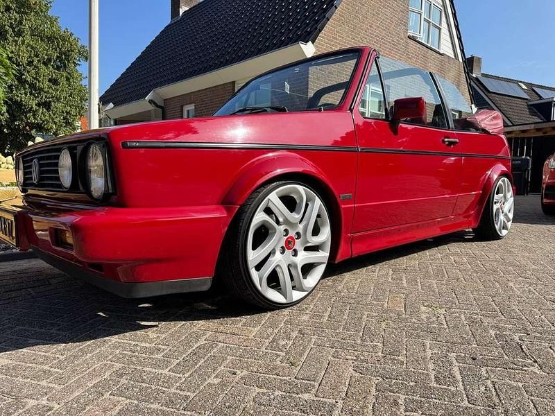 Rood Gebruikt 1991 VW Golf Cabriolet Cabriolet | € 6.199 - Afbeelding 1/4