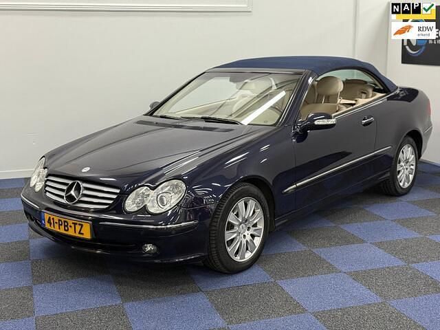 Occasion Mercedes CLK320 Elegance 218 PK (160 kW) 2004 Blauw Cabriolet