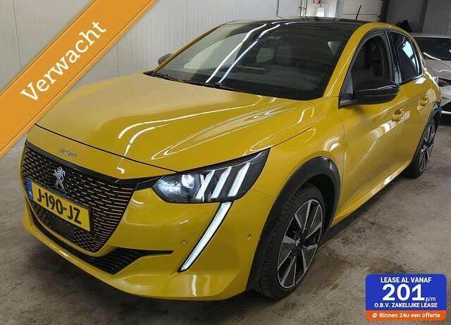 Geel Occasion 2020 Peugeot e-208 GTi Hatchback | € 13.999 (Eerlijke prijs) - Afbeelding 1/4