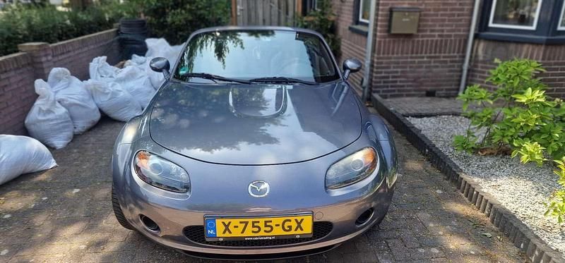 Grijs Gebruikt 2006 Mazda MX5 Exclusive Cabriolet | € 6.600 (Eerlijke prijs) - Afbeelding 1/4