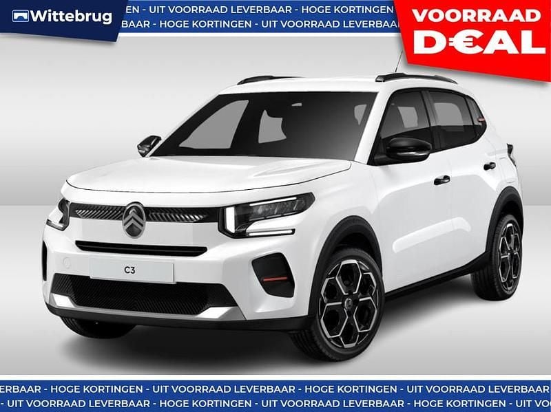 Wit Nieuw 2025 Citroën C3 Hatchback | € 23.888 (Goede deal) - Afbeelding 1/4