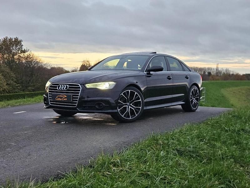 Zwart Gebruikt 2017 Audi A6 S-Line Sedan | € 22.500 (Goede deal) - Afbeelding 1/4