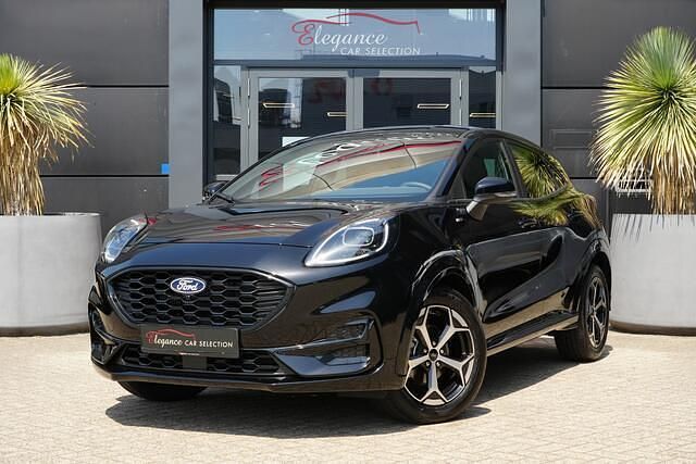 Zwart Nieuw 2025 Ford Puma ST-Line SUV | € 29.950 (Eerlijke prijs) - Afbeelding 1/3