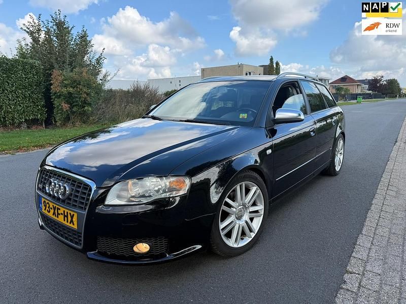 Zwart Gebruikt 2007 Audi A4 S-Line Stationwagen | € 2.899 (Super prijs) - Afbeelding 1/4