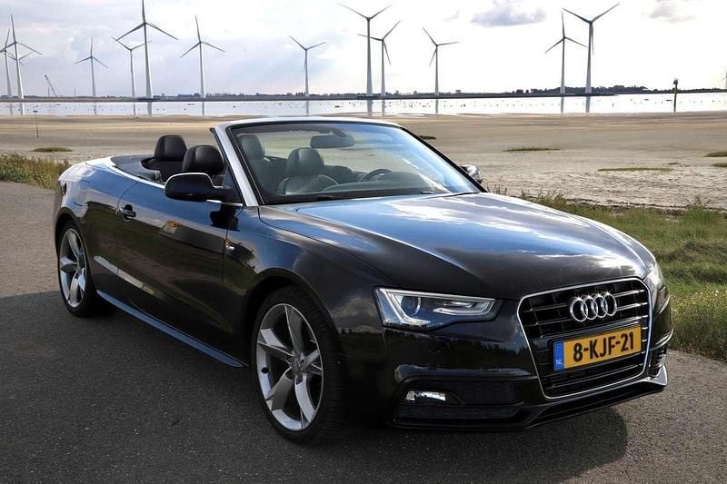 Occasion Audi A5 Cabriolet S-Line 170 PK (125 kW) 2013 Zwart Cabriolet