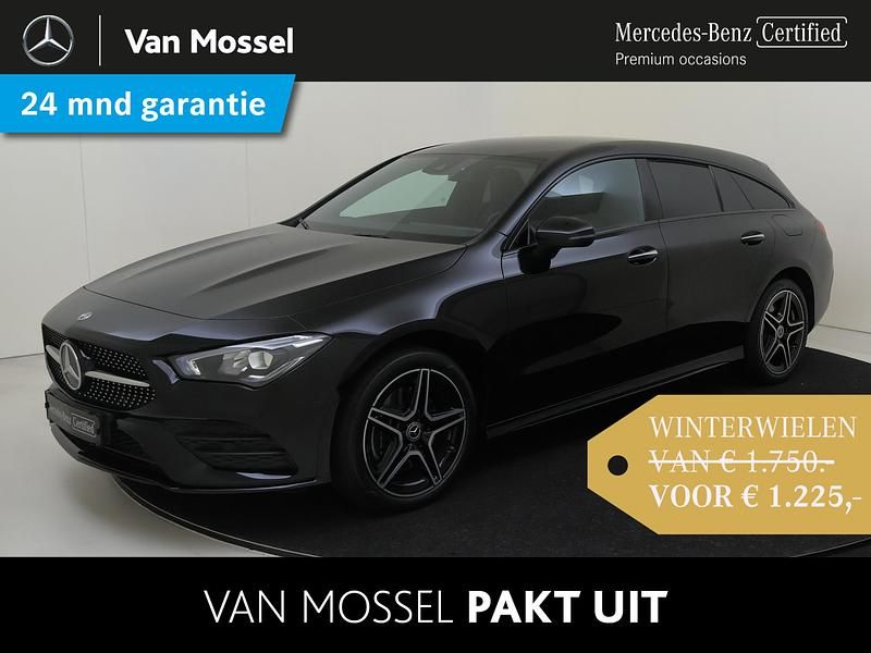 Zwart Gebruikt 2023 Mercedes CLA250e Shooting Brake AMG line Stationwagen | € 33.945 (Eerlijke prijs) - Afbeelding 1/4