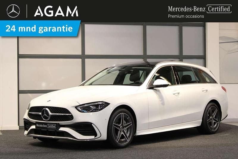 , metallic lak Gebruikt 2024 Mercedes C300e AMG line Stationwagen | € 45.950 (Super prijs) - Afbeelding 1/4