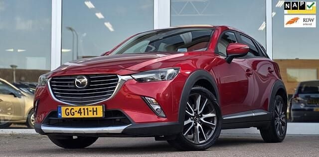 Rood Gebruikt 2015 Mazda CX-3 SUV | € 13.944 (Eerlijke prijs) - Afbeelding 1/4