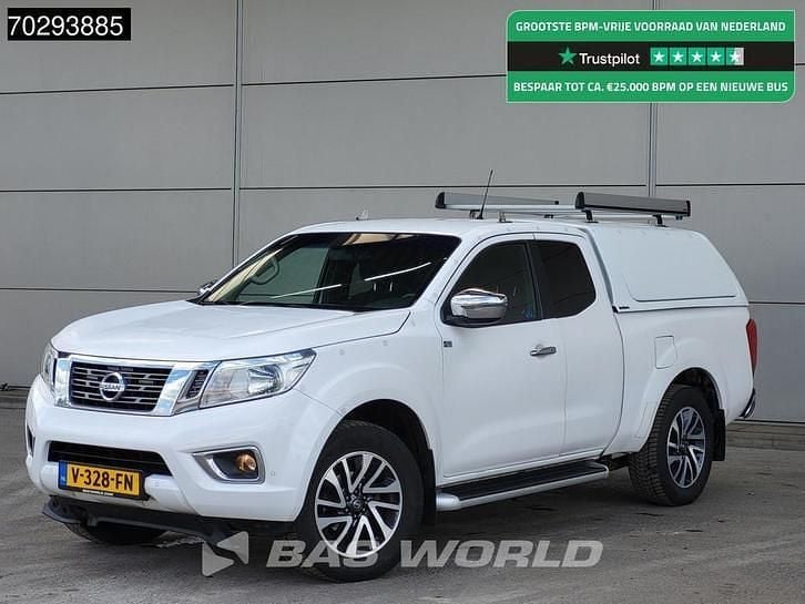 Wit Occasion 2017 Nissan Navara Pickup | € 13.400 (Super prijs) - Afbeelding 1/4