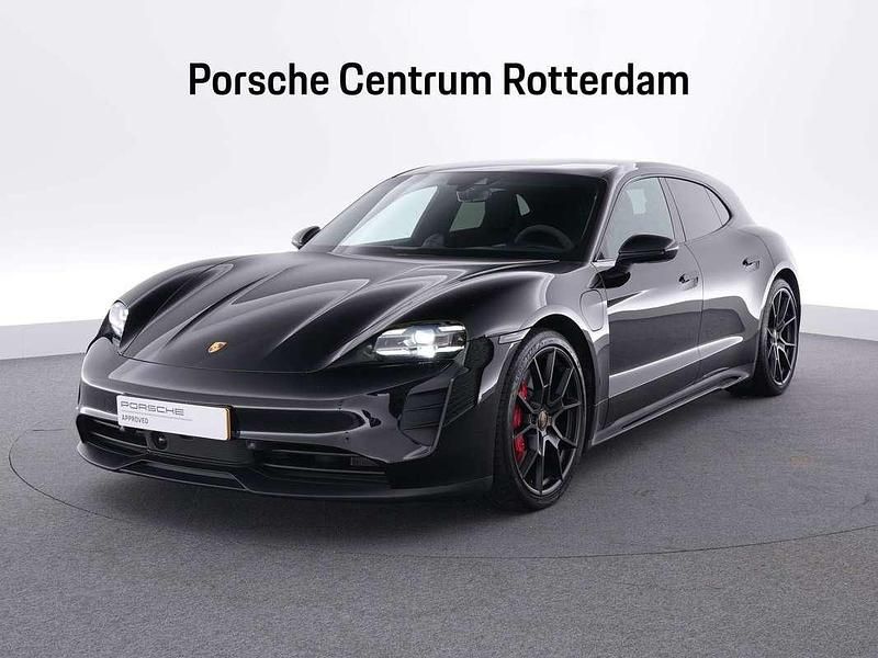 Zwart Gebruikt 2022 Porsche Taycan GTS Sport Turismo Sedan | € 89.900 (Duur) - Afbeelding 1/4