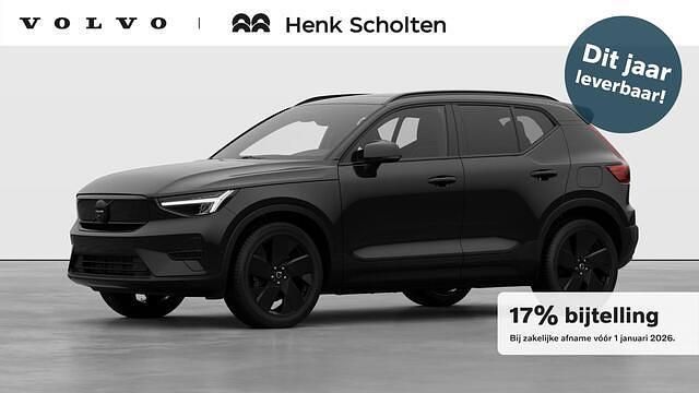 Zwart Nieuw 2025 Volvo EX40 Ultra SUV | € 50.950 (Super prijs) - Afbeelding 1/4