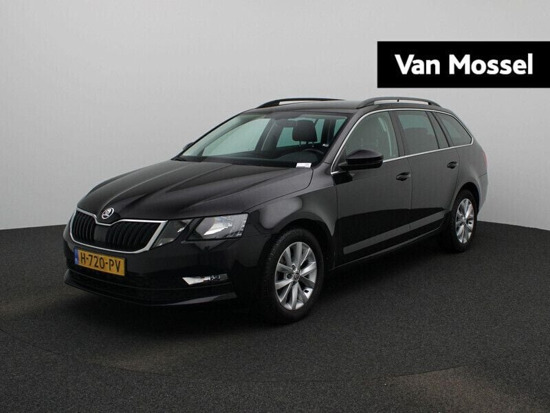 Zwart Gebruikt 2020 Skoda Octavia Business Line Stationwagen | € 15.900 (Goede deal) - Afbeelding 1/4