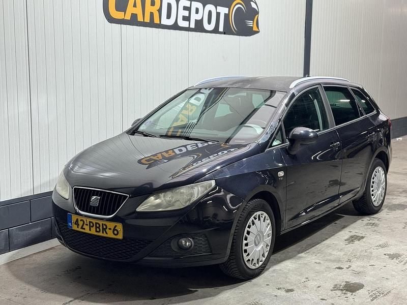 Zwart Gebruikt 2011 Seat Ibiza ST Sport Stationwagen | € 3.499 (Super prijs) - Afbeelding 1/4