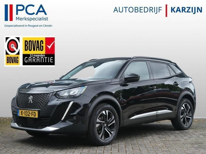 Zwart Gebruikt 2020 Peugeot 2008 Allure SUV | € 14.950 (Iets duurder) - Afbeelding 1/4
