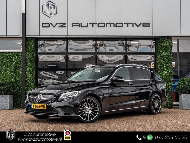Zwart Gebruikt 2018 Mercedes C200 Advantage Stationwagen | € 21.950 (Super prijs) - Afbeelding 1/4