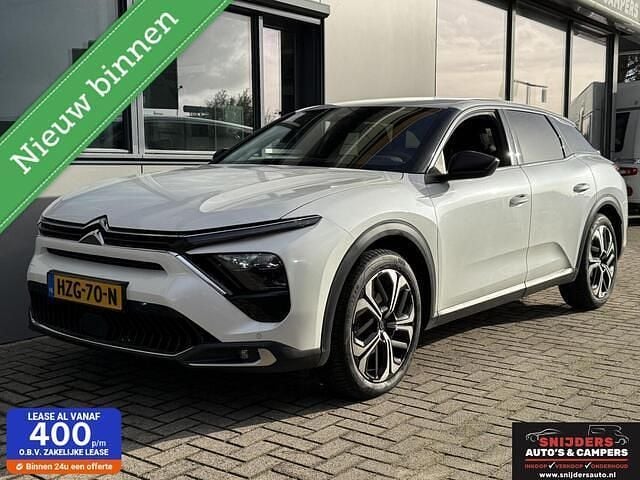 Wit (metallic) Gebruikt 2024 Citroën C5 X PureTech Stationwagen | € 24.950 (Eerlijke prijs) - Afbeelding 1/4