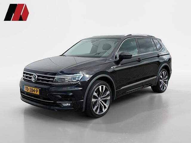 Zwart Gebruikt 2018 VW Tiguan Allspace R-line SUV | € 22.995 (Eerlijke prijs) - Afbeelding 1/4