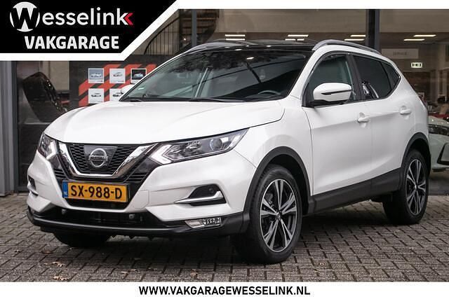 Wit Gebruikt 2018 Nissan Qashqai N-Connecta SUV | € 16.900 (Eerlijke prijs) - Afbeelding 1/4
