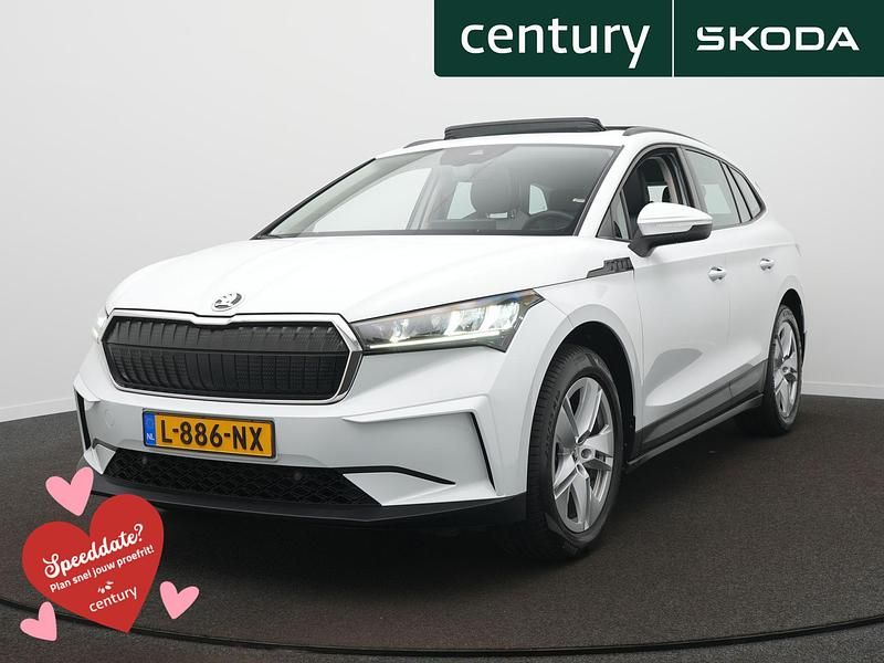 Wit Occasion 2021 Skoda Enyaq iV SUV | € 23.900 (Eerlijke prijs) - Afbeelding 1/4