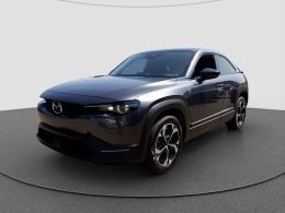 Grijs parelmoer Nieuw 2025 Mazda MX30 Exclusive-Line SUV | € 35.945 (Iets duurder) - Afbeelding 1/4