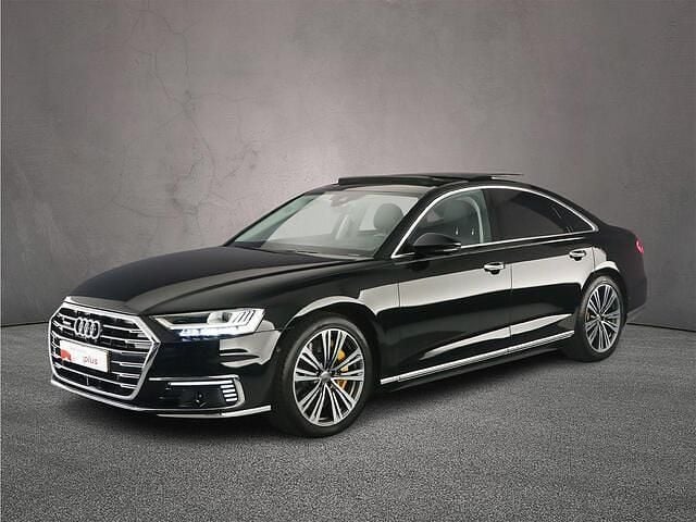 Zwart Gebruikt 2021 Audi A8 Proline Sedan | € 59.900 (Eerlijke prijs) - Afbeelding 1/4