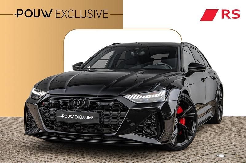 Zwart Gebruikt 2022 Audi RS6 Sport Stationwagen | € 127.900 (Super prijs) - Afbeelding 1/4