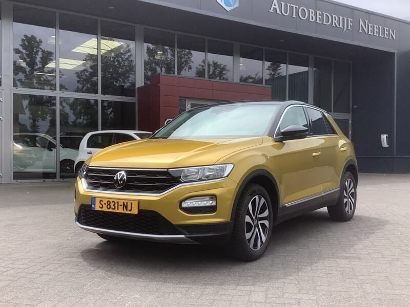 Goud Gebruikt 2021 VW T-Roc Active SUV | € 19.750 (Super prijs) - Afbeelding 1/4