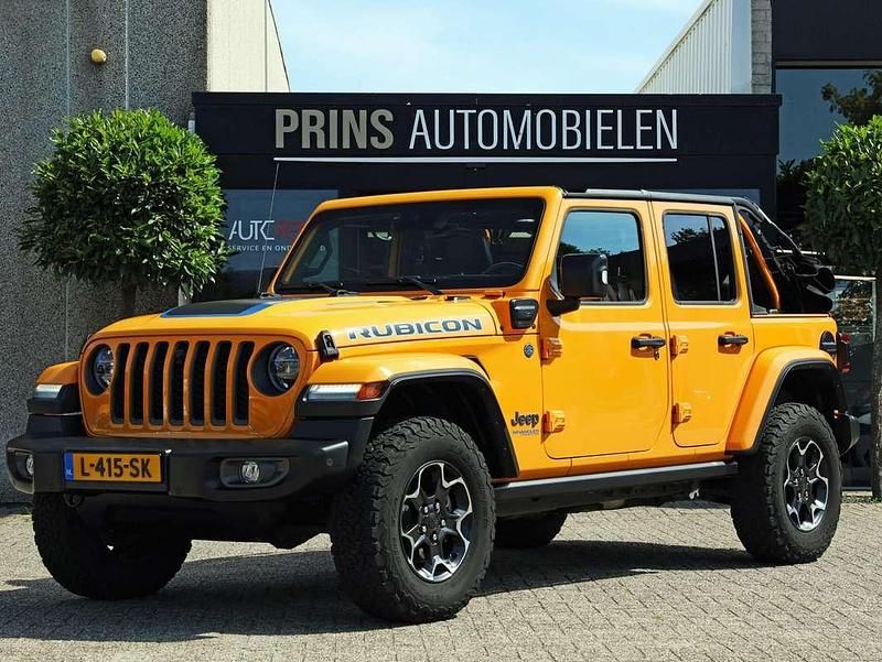 Geel Gebruikt 2021 Jeep Wrangler Unlimited Rubicon SUV | € 62.450 (Eerlijke prijs) - Afbeelding 1/4
