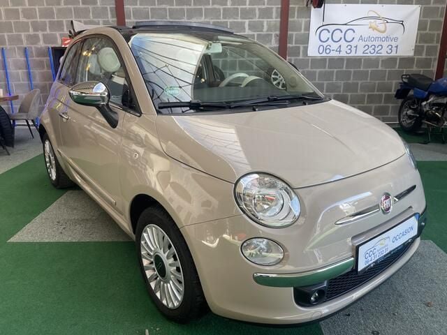 Bruin Gebruikt 2015 Fiat 500 Cabriolet | € 9.950 (Eerlijke prijs) - Afbeelding 1/4