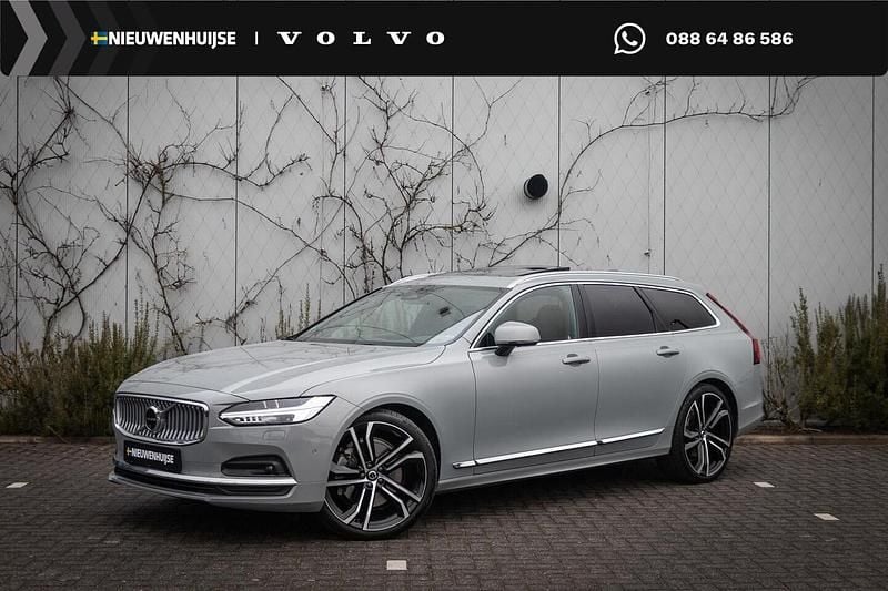Grijs Occasion 2023 Volvo V90 Ultimate Stationwagen | € 49.899 (Eerlijke prijs) - Afbeelding 1/4