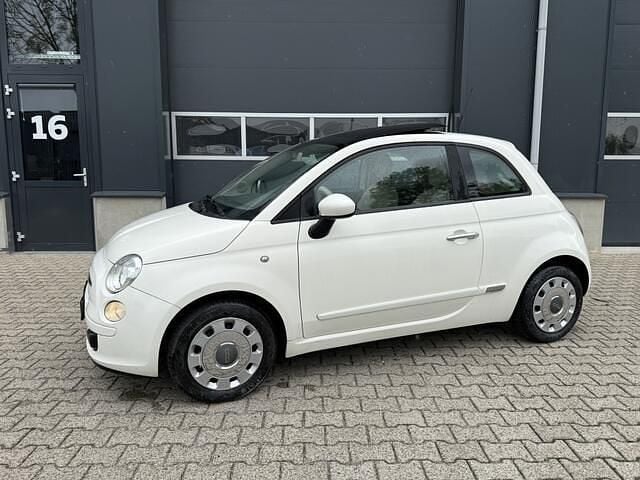 Wit Gebruikt 2008 Fiat 500 Pop Hatchback | € 2.650 (Eerlijke prijs) - Afbeelding 1/4