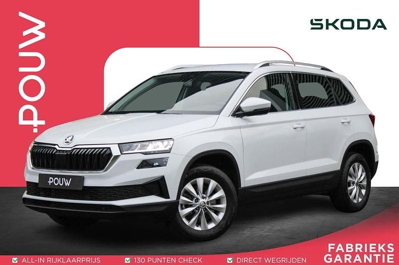 Wit Gebruikt 2024 Skoda Karoq Business Line SUV | € 32.750 (Goede deal) - Afbeelding 1/4
