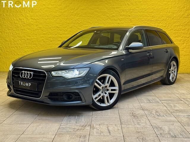Grijs Gebruikt 2014 Audi A6 Sport Stationwagen | € 10.495 (Eerlijke prijs) - Afbeelding 1/4