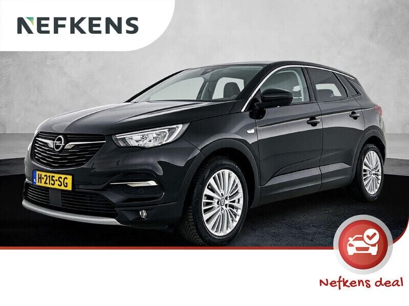 Zwart Gebruikt 2020 Opel Grandland X Innovation SUV | € 20.925 (Eerlijke prijs) - Afbeelding 1/3