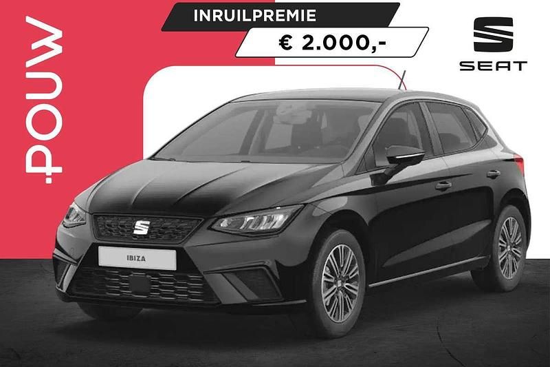 Zwart Nieuw 2025 Seat Ibiza Style Hatchback | € 27.550 (Iets duurder) - Afbeelding 1/3