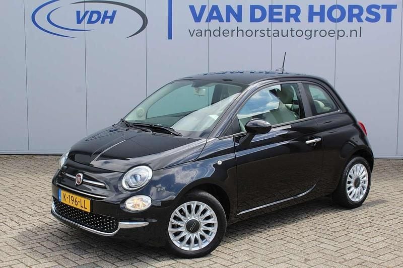 Zwart, metallic lak Gebruikt 2021 Fiat 500 Lounge Hatchback | € 12.880 (Eerlijke prijs) - Afbeelding 1/4