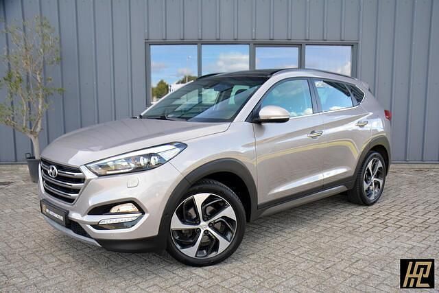 Grijs Gebruikt 2017 Hyundai Tucson Premium SUV | € 17.950 (Eerlijke prijs) - Afbeelding 1/4