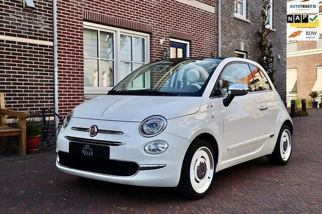 Wit Gebruikt 2017 Fiat 500C Cabriolet | € 13.450 (Duur) - Afbeelding 1/4