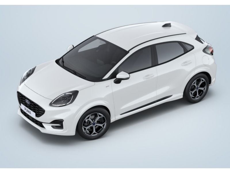Wit Nieuw 2024 Ford Puma ST-Line SUV | € 33.350 (Eerlijke prijs) - Afbeelding 1/4