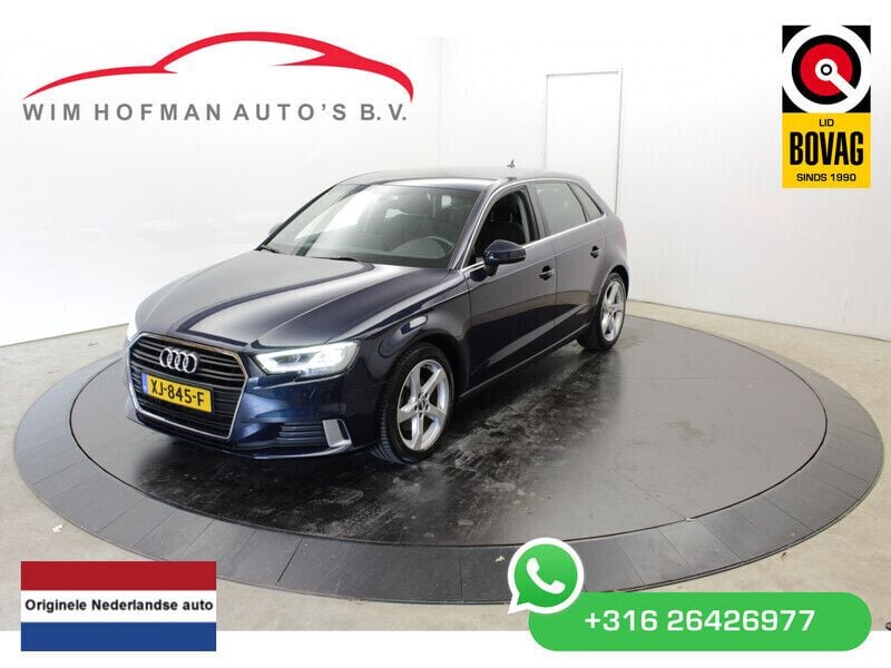 Blauw Gebruikt 2019 Audi A3 Sportback Sport Hatchback | € 17.240 (Eerlijke prijs) - Afbeelding 1/4