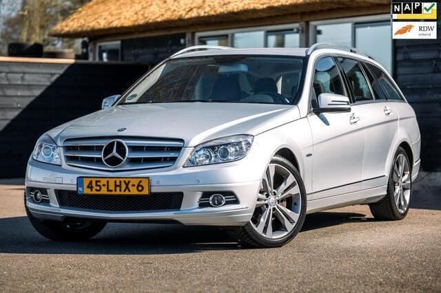 Grijs Gebruikt 2010 Mercedes C180 Avantgarde Stationwagen | € 10.499 (Duur) - Afbeelding 1/4