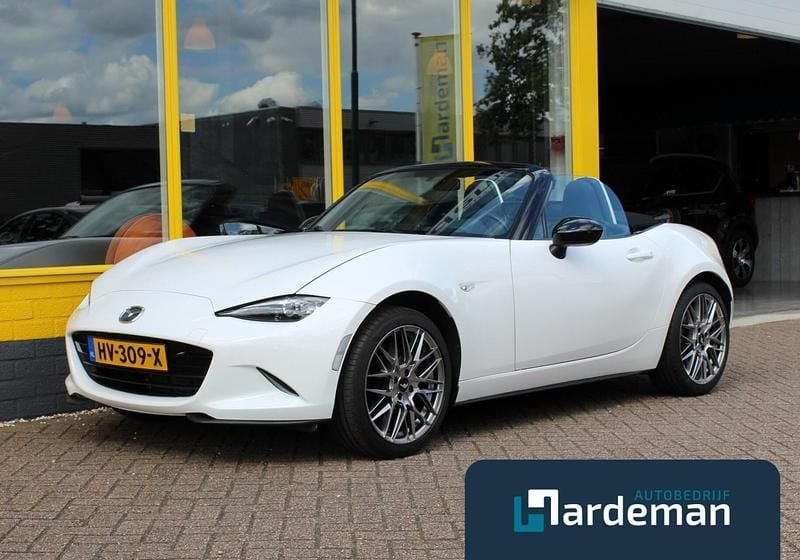 Wit Occasion 2016 Mazda MX5 Cabriolet | € 18.750 (Eerlijke prijs) - Afbeelding 1/4