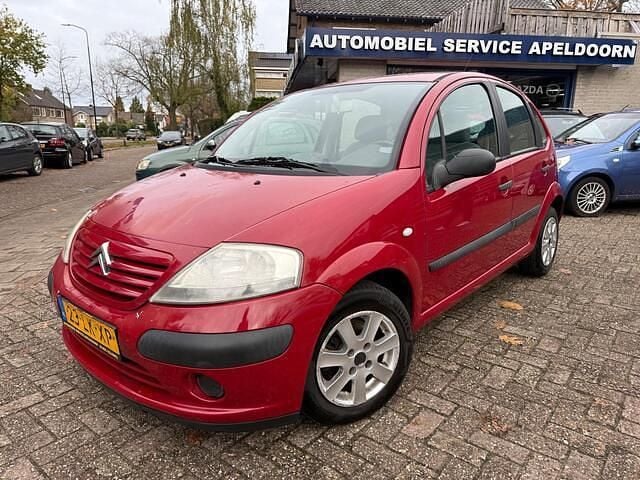 Rood Gebruikt 2003 Citroën C3 Prestige Hatchback | € 899 (Eerlijke prijs) - Afbeelding 1/4
