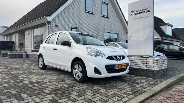 Wit Gebruikt 2015 Nissan Micra Pack Hatchback | € 5.950 (Eerlijke prijs) - Afbeelding 1/4