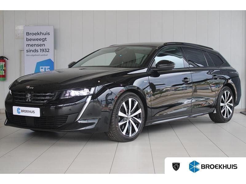 Zwart Gebruikt 2022 Peugeot 508 Allure Stationwagen | € 22.895 (Goede deal) - Afbeelding 1/4