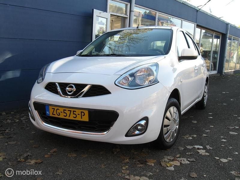 Occasion Nissan Micra Acenta 80 PK (58 kW) 2014 Wit Hatchback