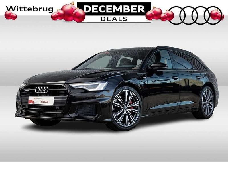 Zwart Gebruikt 2021 Audi A6 S-Line Stationwagen | € 44.450 (Eerlijke prijs) - Afbeelding 1/2
