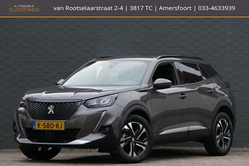 Grijs Gebruikt 2021 Peugeot 2008 Allure SUV | € 18.950 (Eerlijke prijs) - Afbeelding 1/4